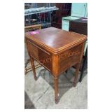 Antique Sewing Machine 31"hx22"lx17.5"w, Sold As