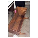 Antique Walnut Baby Cradle