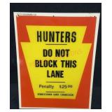 Pennsylvania Game Commission Sign