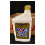 9 Bottles Mobil Super 10 W-40 Motot Oil