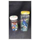 2 Jars Marbles