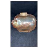 Glass Pig Bank 4 1/2"X 6 1/2"