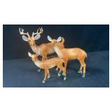 Vintage Plastic Deer Family