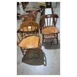 3ct Vintage Dining Chairs