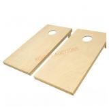 Natural Wood Cornhole