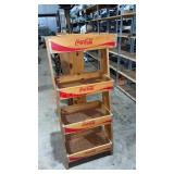Coca-Cola Oak Wood Display Case