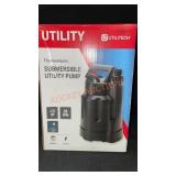 Thermoplastic Submersible Utility Pump 115V 30GPM