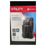 Thermoplastic Submersible Utility Pump 115V 30GPM