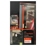 Spotlights, Flag Light, and Gutter Lights