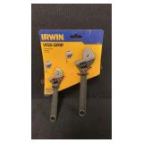 Irwin 6"&8" Adjustable Wrenches