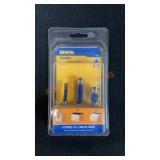 Irwin 3pc. Laminate Trim Router Bit Set