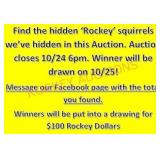 Rockey Auctions Contest! Please Read For Details