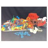 Large Lot Plastic Figures Some Marx