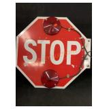 Electric Stop Sign 18"x 19"