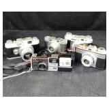 Lot Of 5 Cameras-hanimex,paxette Etc.