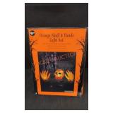 Orange Skull & Hands Light Set