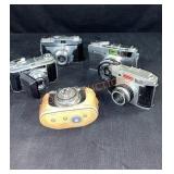 Lot Of 5 Cameras- Bolsey, Kalimar