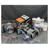 Lot Of 5 Cameras-minolta,pentax & More