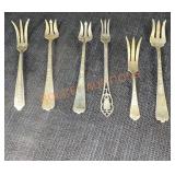 6 Sterling Silver Forks