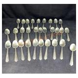 30 Sterling Silver Spoons 6"