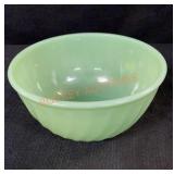 Fire King 7" Jadite Bowl 3 1/2"h