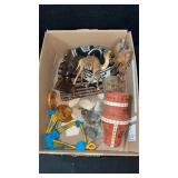 Misc Vintage Memorabilia: Vase, Volcanic Stones,