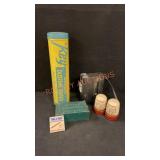 Misc Vintage Lot: Recorder, Salt/pepper Shakers,