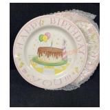 2ct. Happy Birthday Plates