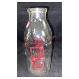 United Dairies Quart Milk Bottle