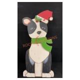 Christmas Cut Out Dog 24"