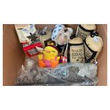 Misc Novelty Lot: Decorations, Stuffed Toys, etc