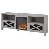 70in Mesh Drop-door Fireplace