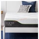Lucid 10in Tiwn XL Latex Hybrid Mattress