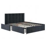 Upholstered Queen Size Bed