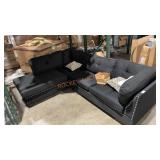 32in Sectional With Pillows