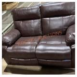 Reclining Leather Loveseat