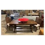 2ct. Dining Chairs With Fabric Seats