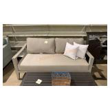 Patio Sofa With 2 Accent Pillows
