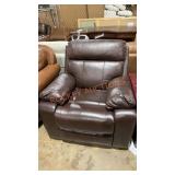 Brown Leather Reclining Chair