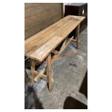 Rectangle Wood Console Table