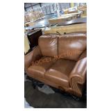 Leather Loveseat