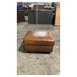 Leather Ottoman