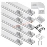 Vevor Led U Channels, 10-pack 6.6 Ft U-shaped Led