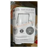 Wooden Swing Set- Carton 1 Of 2!