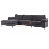 Sectional - Dark Green, Box 2 of 2