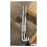 2ct. Clear Umbrellas