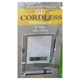 Cordless 1in Vinyl Mini Blind