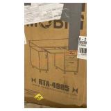 Desk with File Cabinet