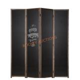 6-Panel Chalkboard Room Divider