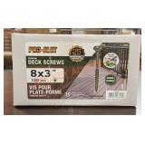 1,000pc. 8x3" Deck Screws
